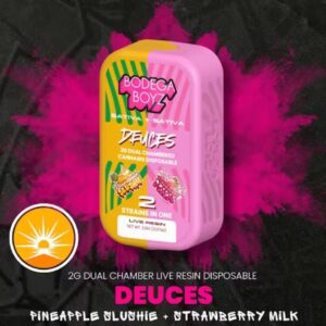 BODEGABOYZ PINEAPPLE SLUSHIE X STRAWBERRY MILK DISPOSABLE DISPOSABLE