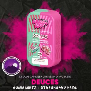 BODEGABOYZ GUAVA MINTZ X STRAWBERRY HAZE DISPOSABLE