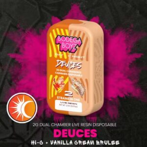 BODEGABOYZ HI-C AND VANILLA CREME BRULEE DISPOSABLE